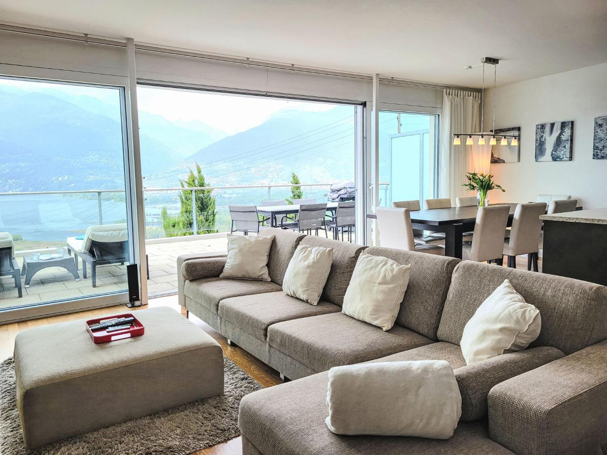 Apartment Vista Lago Maggiore 1-Floor Left By Interhome Gambarogno Экстерьер фото