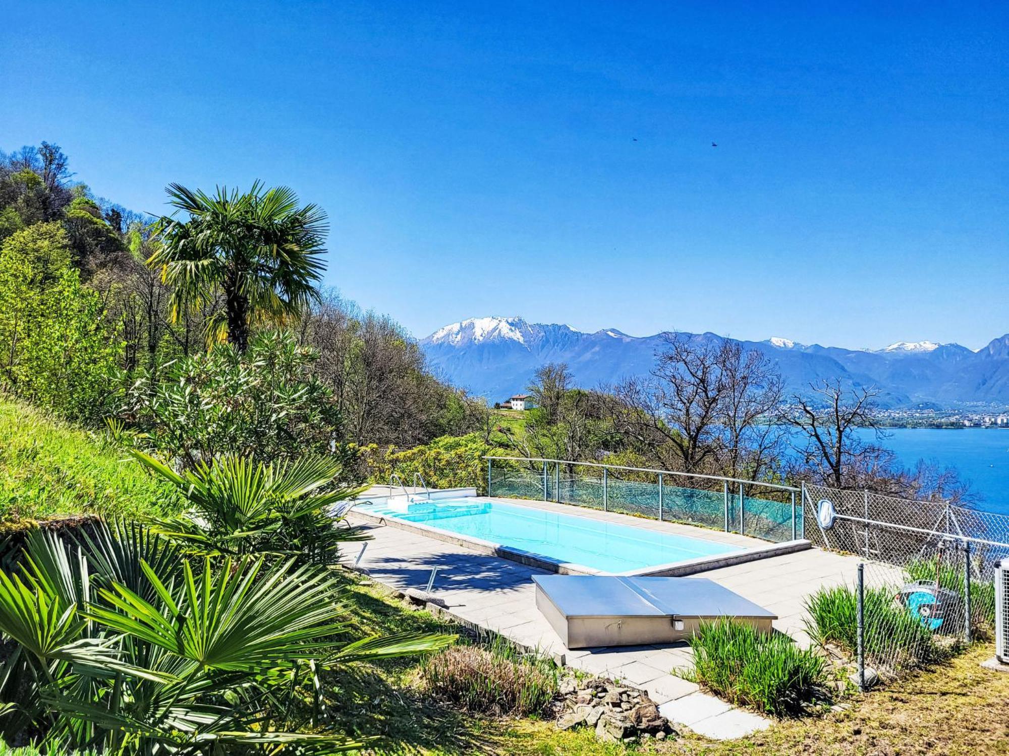Apartment Vista Lago Maggiore 1-Floor Left By Interhome Gambarogno Экстерьер фото