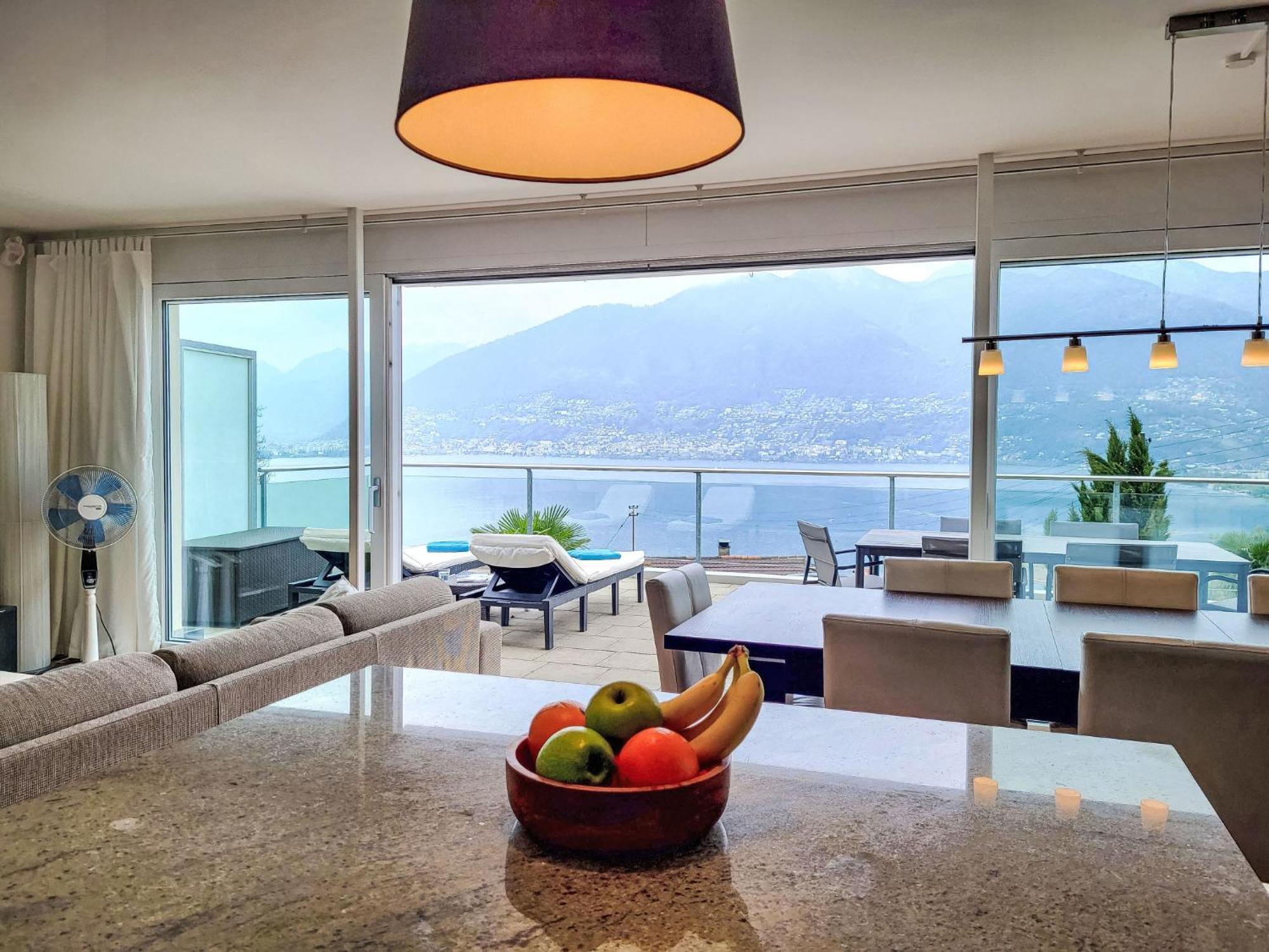 Apartment Vista Lago Maggiore 1-Floor Left By Interhome Gambarogno Экстерьер фото
