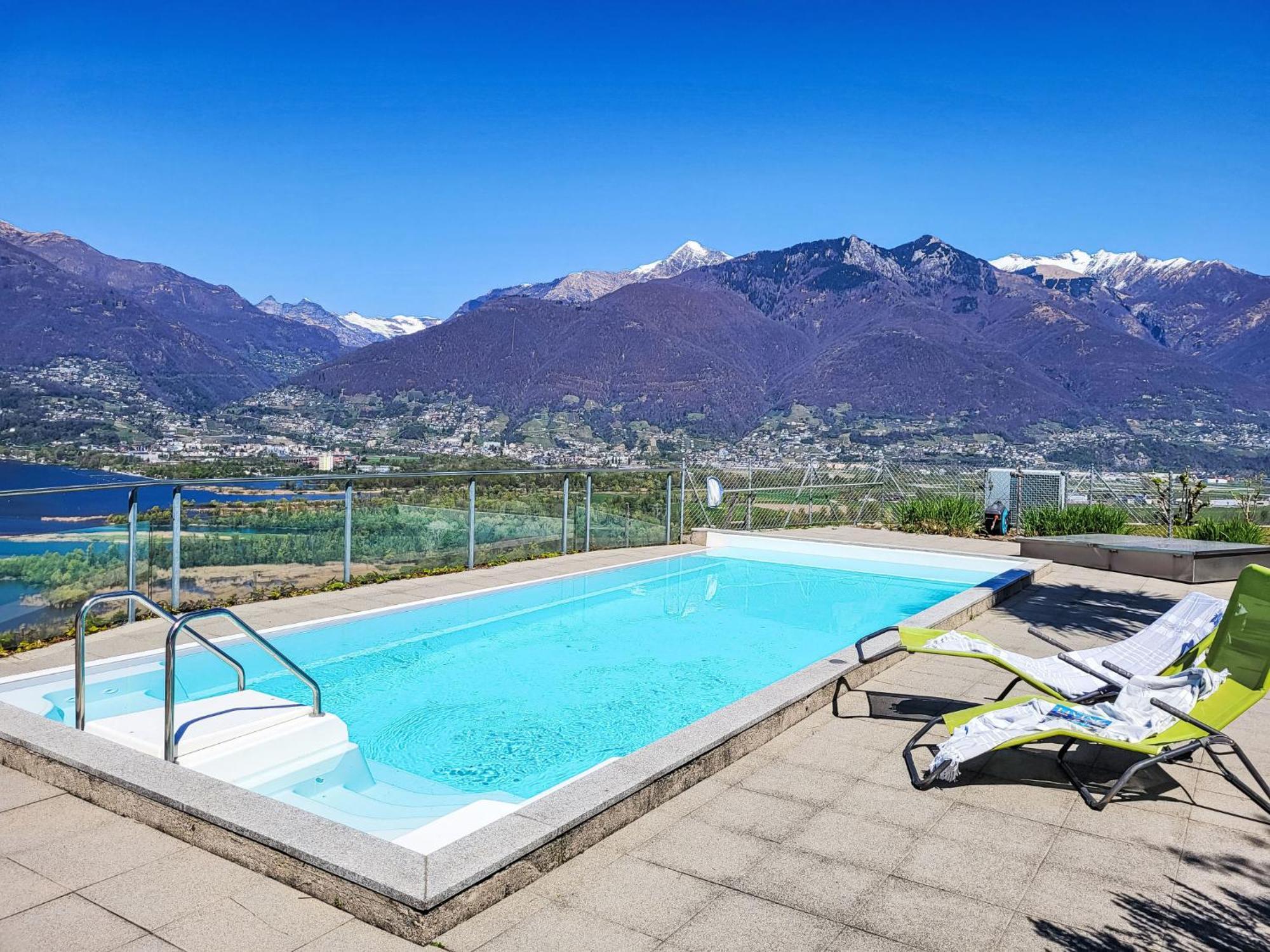 Apartment Vista Lago Maggiore 1-Floor Left By Interhome Gambarogno Экстерьер фото